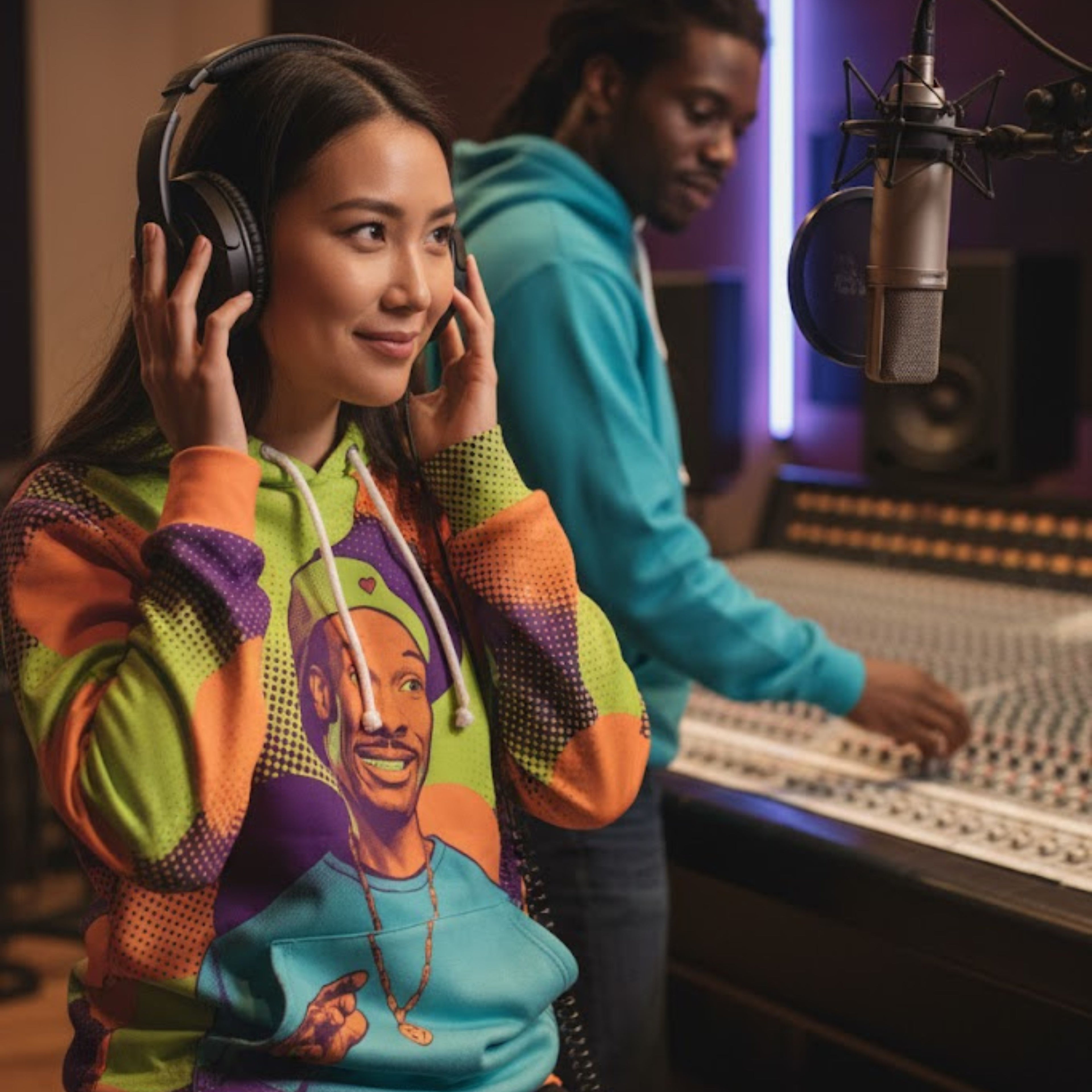 Pop Art Pullover | Habitual Line Stepper Unisex Hoodie | All Over Print Clothing | LINEHAUS