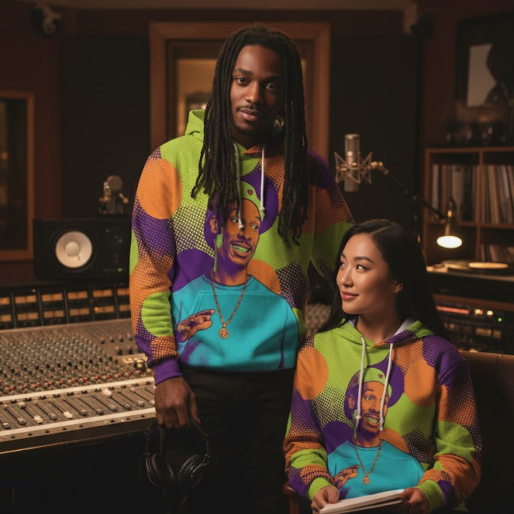 Pop Art Pullover | Habitual Line Stepper Unisex Hoodie | All Over Print Clothing | LINEHAUS