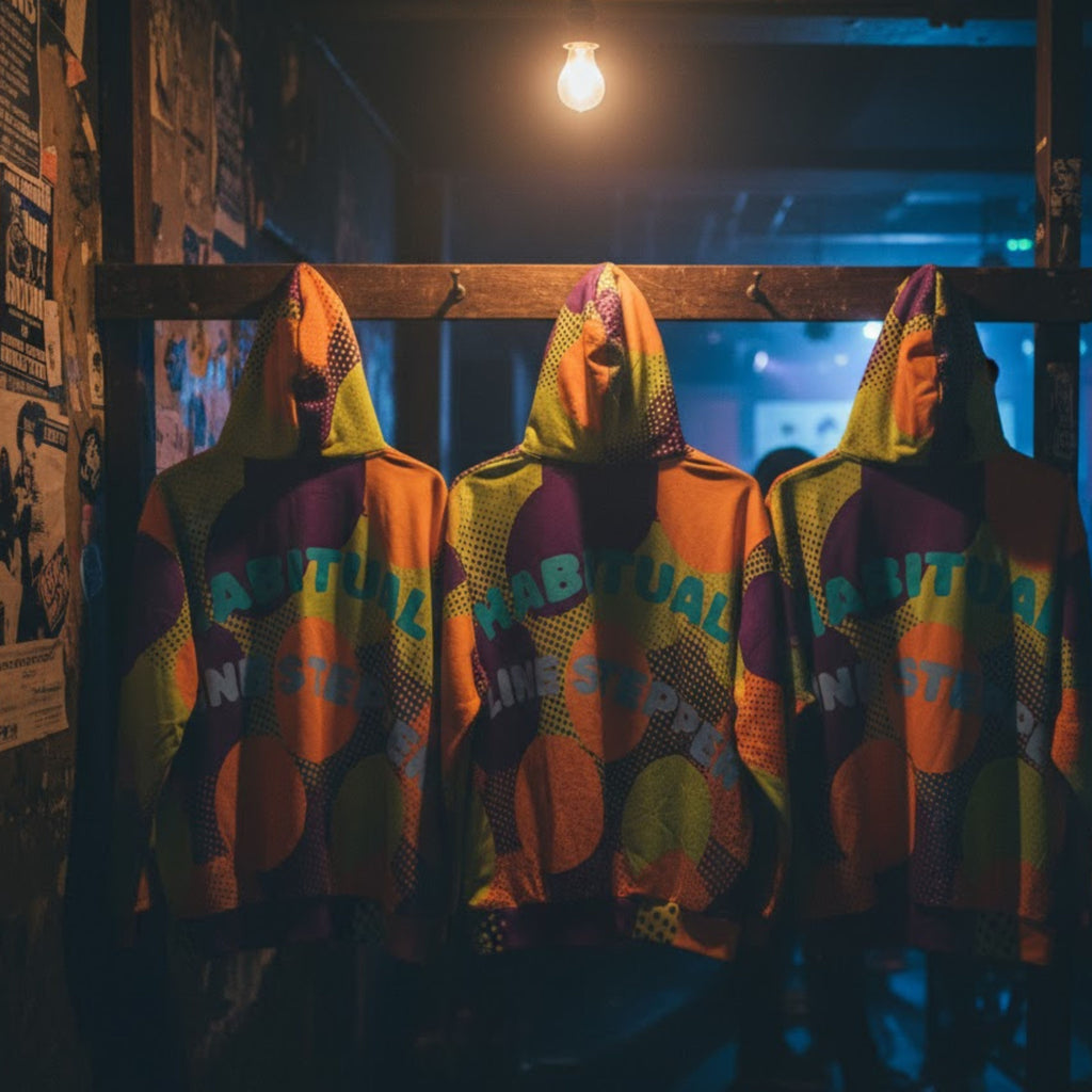 Pop Art Pullover | Habitual Line Stepper Unisex Hoodie | All Over Print Clothing | LINEHAUS