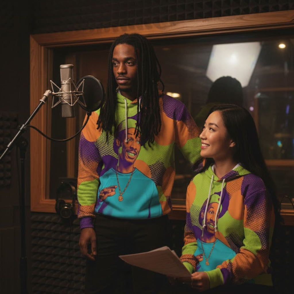 Pop Art Pullover | Habitual Line Stepper Unisex Hoodie | All Over Print Clothing | LINEHAUS