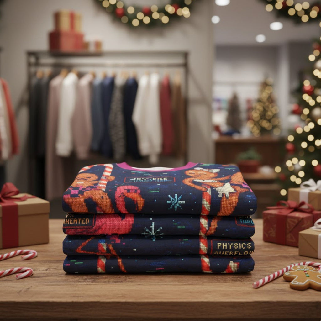 Gingerbread Gone Wild Ugly Christmas Sweater | All Over Print Unisex Sweater | Funny Gift | LINEHAUS