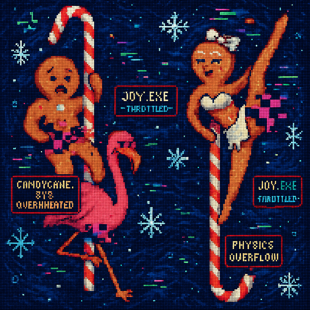 Gingerbread Gone Wild Ugly Christmas Sweater | All Over Print Unisex Sweater | Funny Gift | LINEHAUS