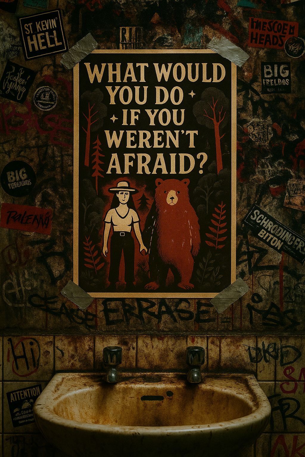 Stylish Wall Art | What Would You Do | Retro Graphic Design Poster | LINEHAUS