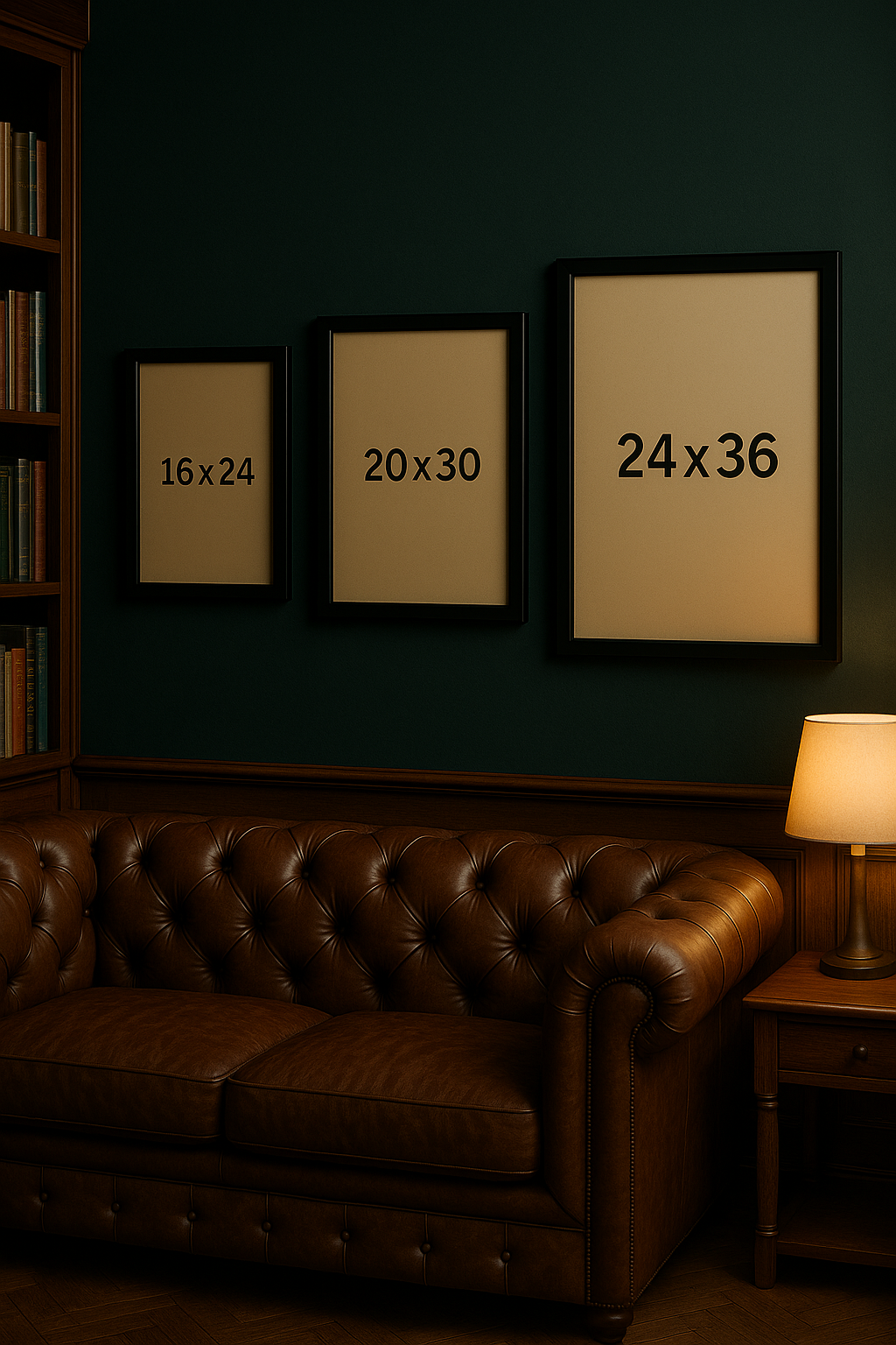 Stylish Wall Art | Let It Flow | Retro Graphic Design Poster | LINEHAUS