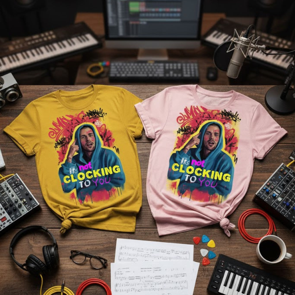 Unisex Cotton Tee | It's Not Clocking To You | Standing On Business Graphic T-shirt | LINEHAUS