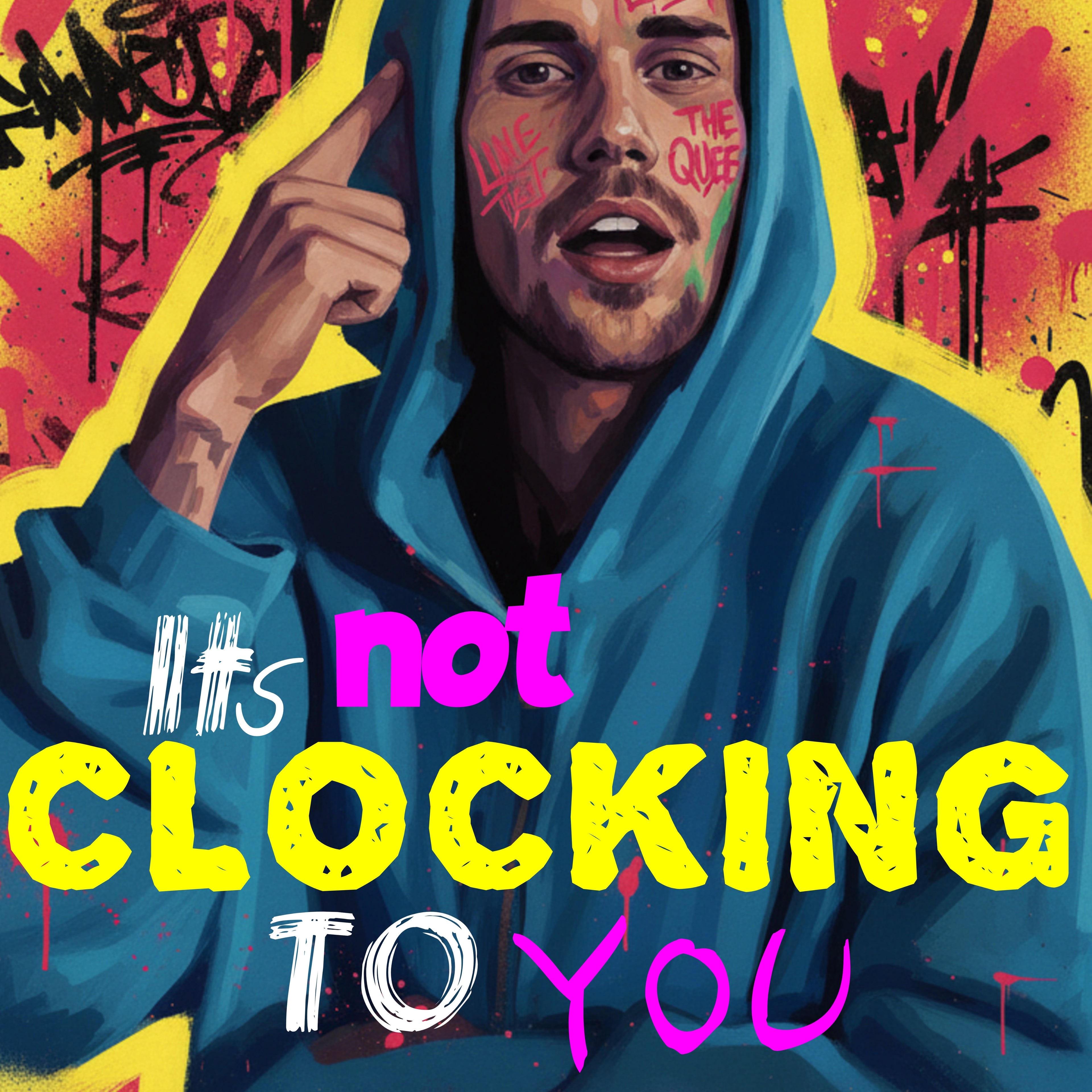 Unisex Cotton Tee | It's Not Clocking To You | Standing On Business Graphic T-shirt | LINEHAUS