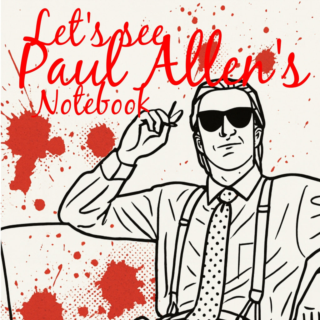 Pop Art Journal | Let's See Paul Allen's Notebook | Spiral Bound Notebook | Cult Classic Film Gift | LINEHAUS