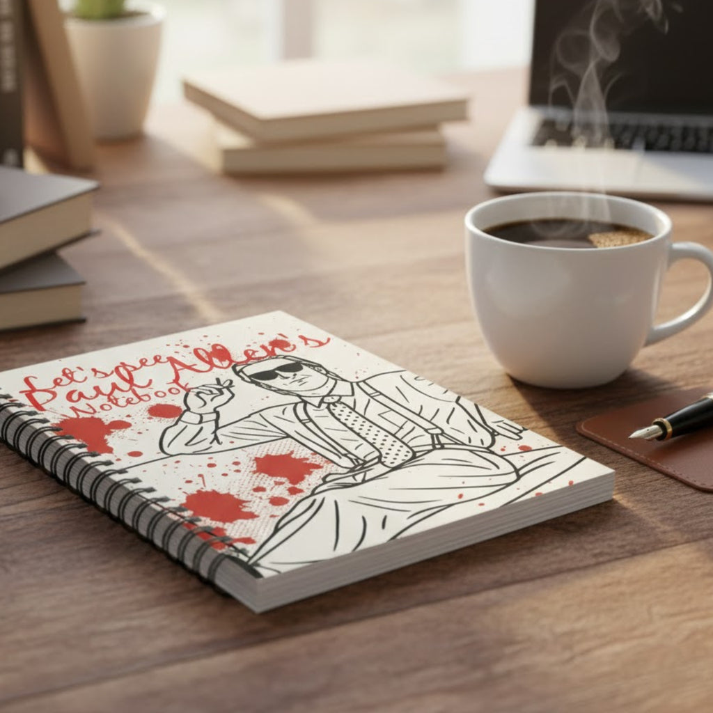 Pop Art Journal | Let's See Paul Allen's Notebook | Spiral Bound Notebook | Cult Classic Film Gift | LINEHAUS