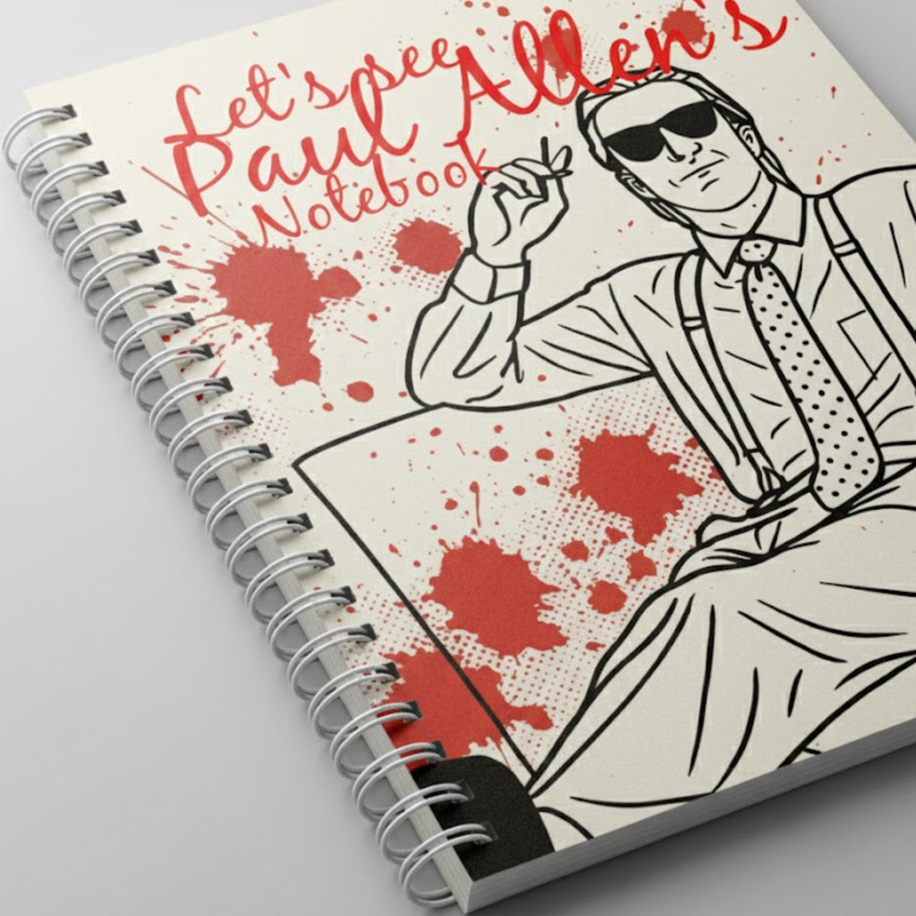 Pop Art Journal | Let's See Paul Allen's Notebook | Spiral Bound Notebook | Cult Classic Film Gift | LINEHAUS