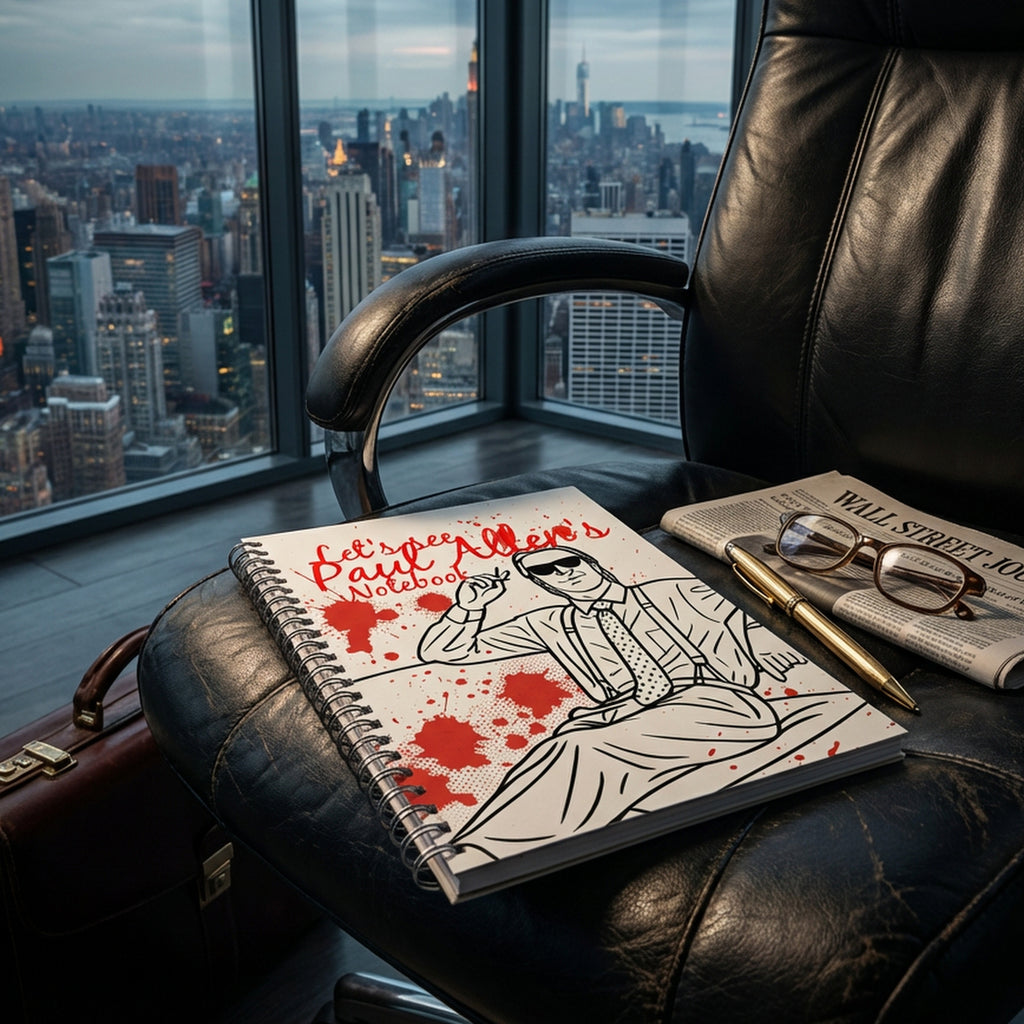 Pop Art Journal | Let's See Paul Allen's Notebook | Spiral Bound Notebook | Cult Classic Film Gift | LINEHAUS