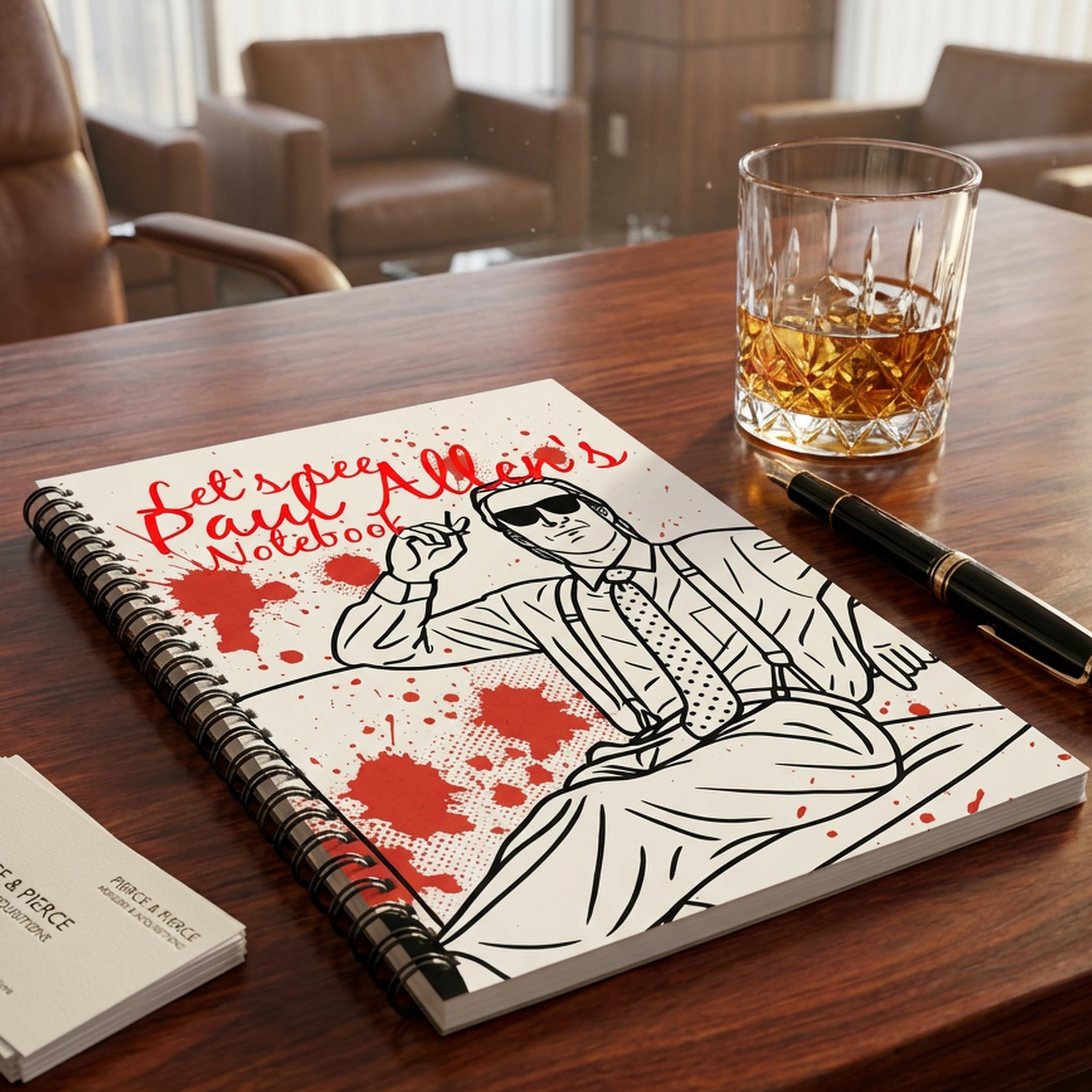 Pop Art Journal | Let's See Paul Allen's Notebook | Spiral Bound Notebook | Cult Classic Film Gift | LINEHAUS