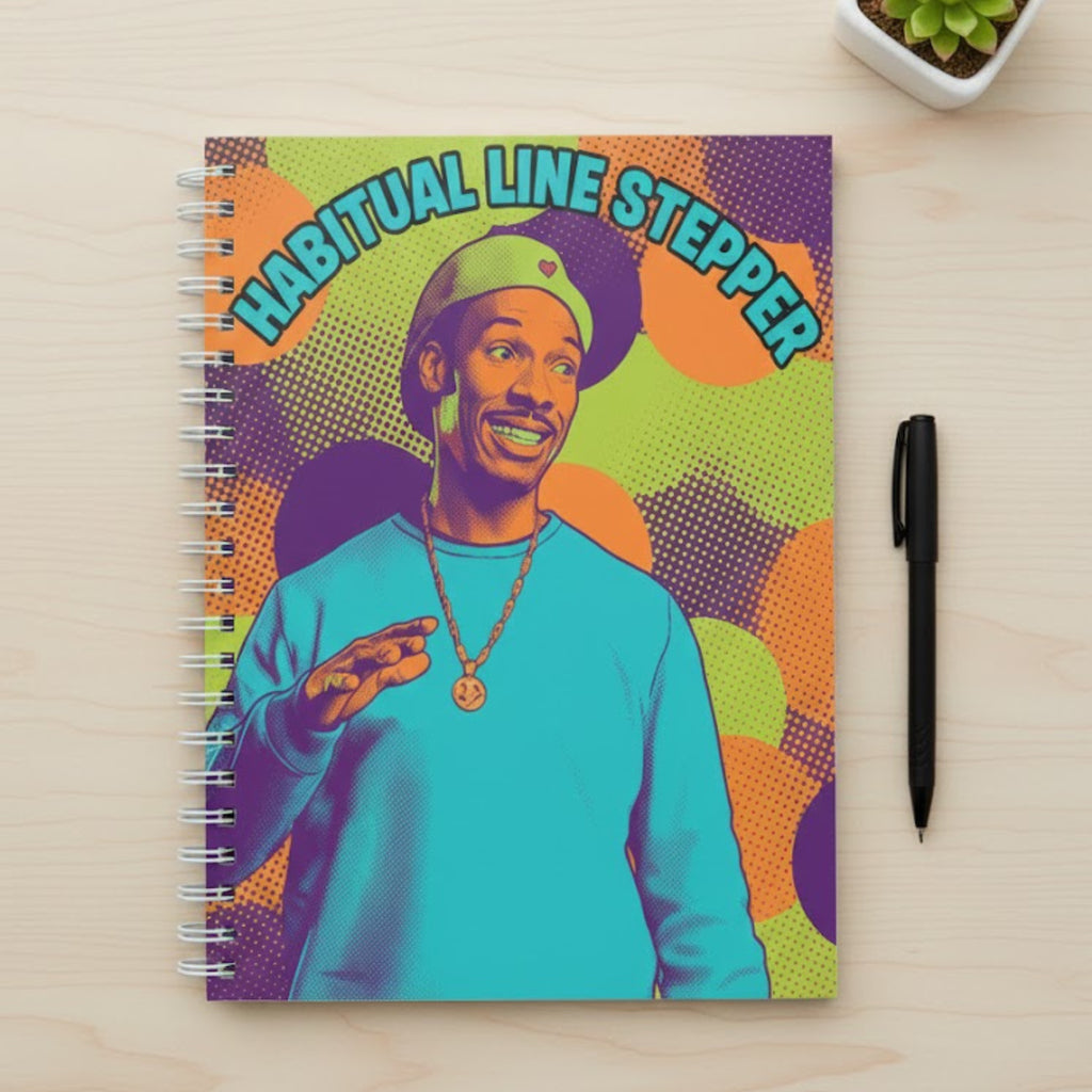 Pop Art Journal | Habitual Line Stepper Notebook | Spiral Bound Notebook | Gift For Writers | LINEHAUS