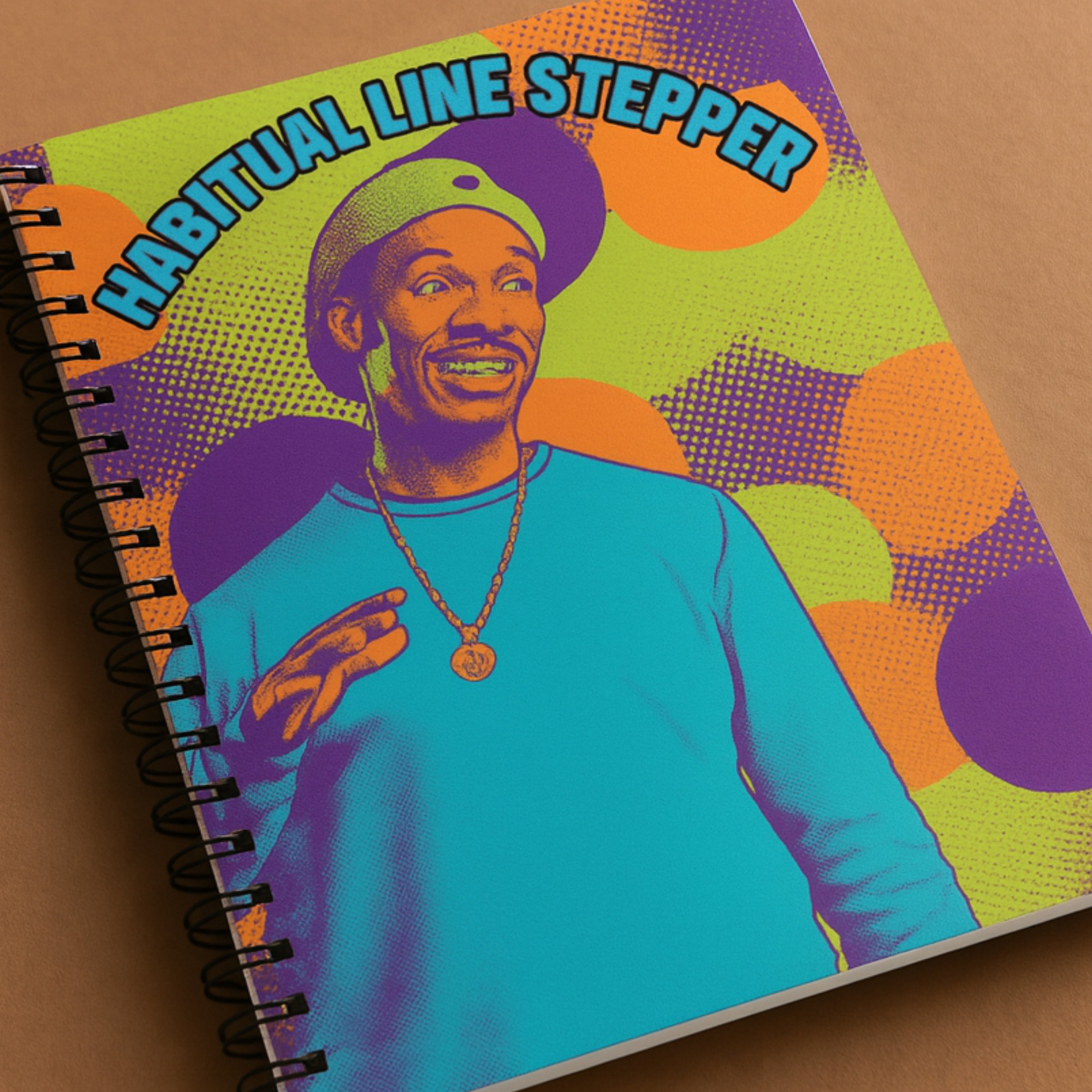 Pop Art Journal | Habitual Line Stepper Notebook | Spiral Bound Notebook | Gift For Writers | LINEHAUS