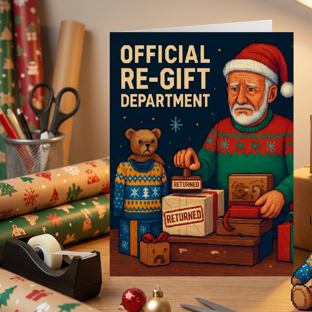 Worst Ever Christmas Cards 5-Pack | Ugly Xmas Goodies | Humorous Holiday Greeting Cards | LINEHAUS